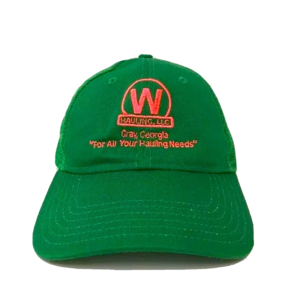 Williams W hauling Trucker snapback hat Gray Georgia For all your Hauling OTTO
